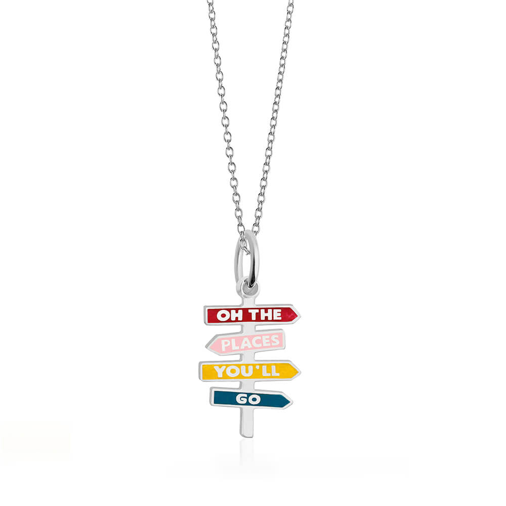 "Oh the Places You’ll Go" Necklace Set