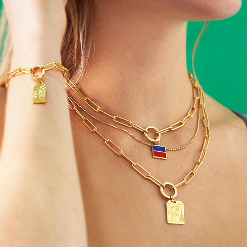 The Daily 360 Charm Bracelet, Gold