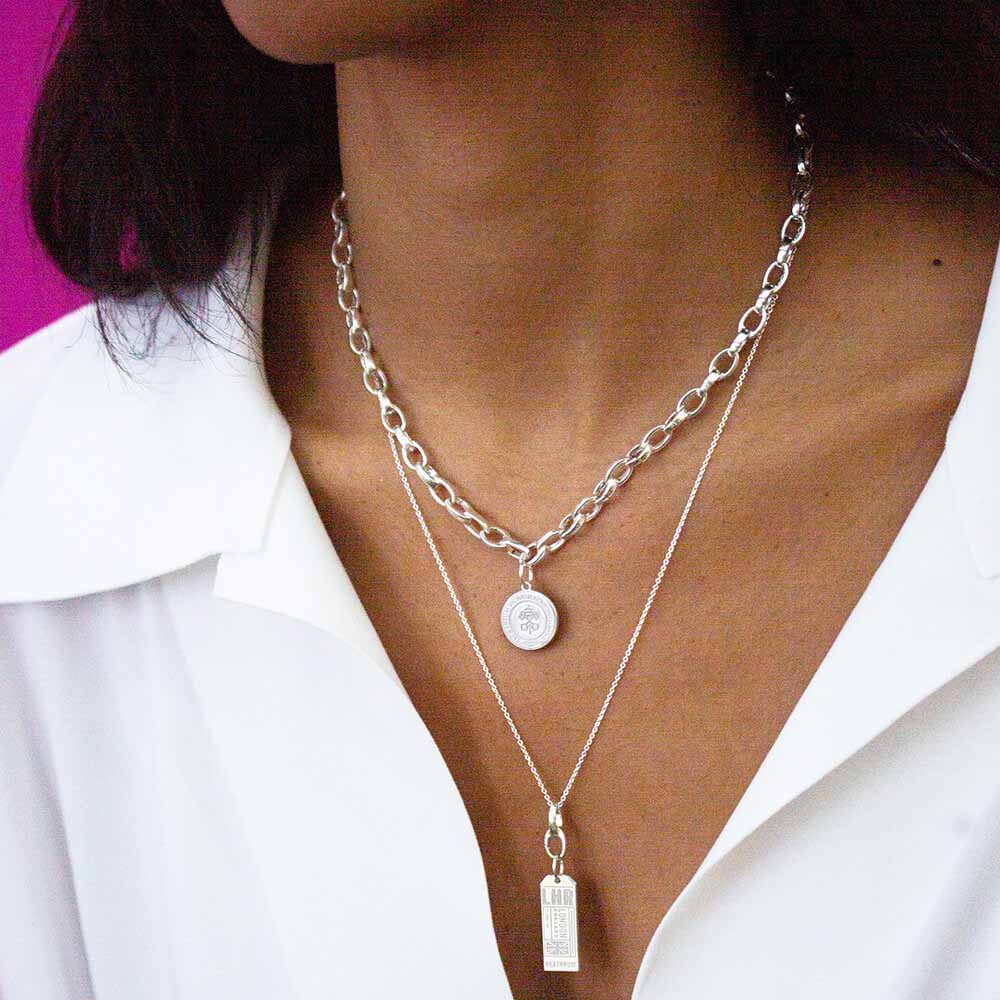 Classic Chain Set with Slim Infinity Link, Silver