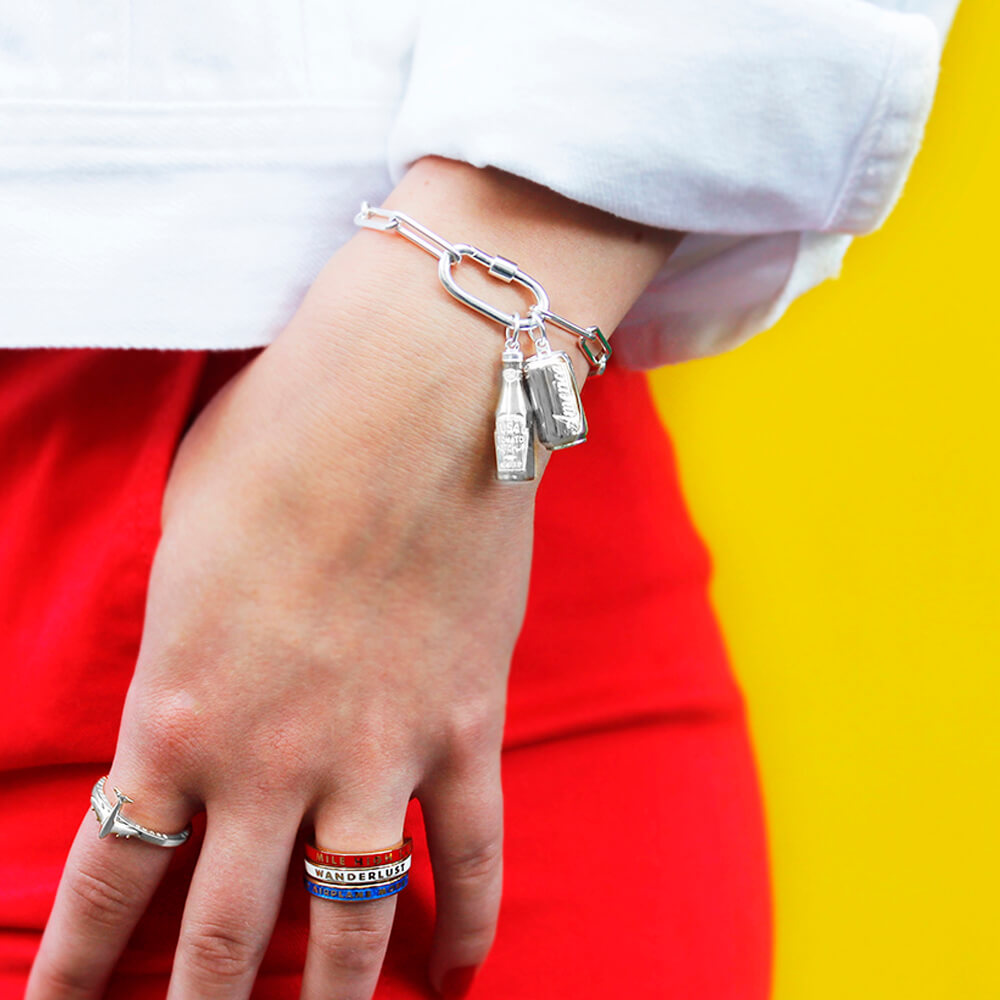 Amer-I-can Soda Charm Silver