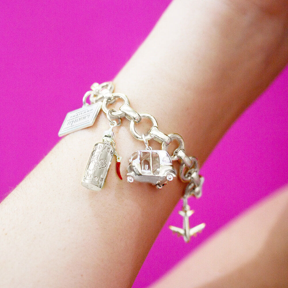 TukTuk Charm, Silver
