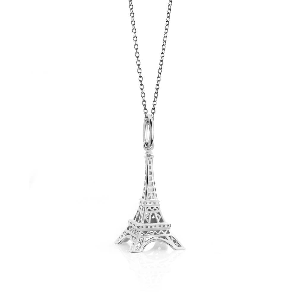 Silver Eiffel Tower Charm - JET SET CANDY  (2274412888122)