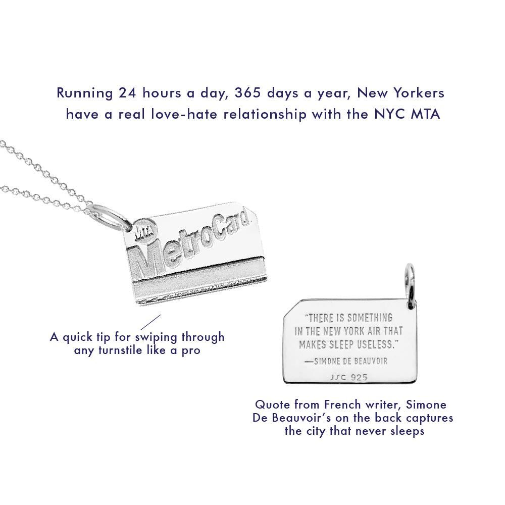 New York Silver Charm, MetroCard - JET SET CANDY (1720175558714)