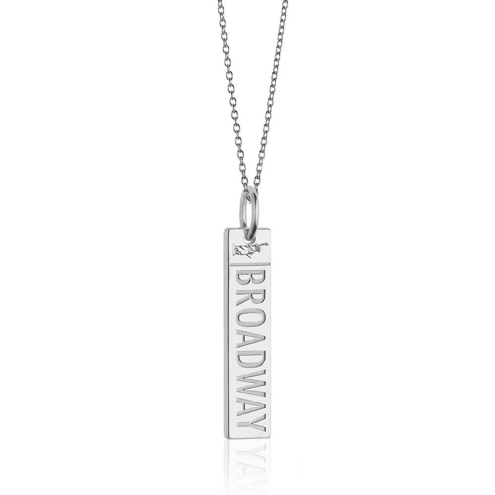 Sterling Silver Broadway New York Charm - JET SET CANDY  (2036732887098)
