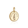 PRE ORDER: Solid Gold Antarctica Passport Stamp Charm (4666518863960)