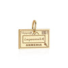 Solid Gold Travel Charm, Armenia Passport Stamp - JET SET CANDY (6930063589560)
