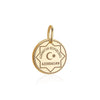 Solid Gold Charm, Azerbaijan Passport Stamp - JET SET CANDY (6930065162424)