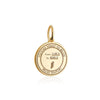 Solid Gold Belize Passport Stamp Charm - JET SET CANDY (6930091606200)