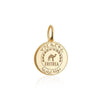Solid Gold Travel Charm, Eritrea Passport Stamp - JET SET CANDY (6930087542968)