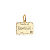 Solid Gold Iraq Passport Stamp Charm (6571802755256)