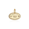 Solid Gold Travel Charm, Jamaica Passport Stamp - JET SET CANDY (6930092884152)