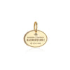 Solid Gold Charm, Kazakhstan Passport Stamp - JET SET CANDY (6930068144312)