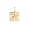 PRE ORDER: Solid Gold Lebanon Passport Stamp Charm (6571803476152)