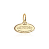 Solid Gold Charm, Liechtenstein Passport Stamp - JET SET CANDY (6930073911480)