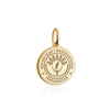 Solid Gold Charm, Madagascar Passport Stamp - JET SET CANDY (6930077384888)