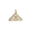 Solid Gold Travel Charm, Malaysia Passport Stamp - JET SET CANDY (6930063392952)