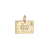 Solid Gold Malta Passport Stamp Charm (6546654003384)