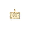 Solid Gold Travel Charm, Moldova Passport Stamp - JET SET CANDY (6930089443512)