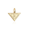 Solid Gold Travel Charm, Nepal Passport Stamp - JET SET CANDY (6930065031352)