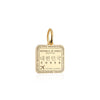 Solid Gold Charm, South Korea Passport Stamp - JET SET CANDY (1720167956538)