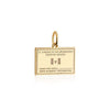 Solid Gold Saint Vincent and the Grenadines Passport Stamp Charm - JET SET CANDY (6930090754232)