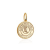 Solid Gold Travel Charm, Chad Passport Stamp - JET SET CANDY (6930086691000)