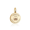 Solid Gold Turkey Passport Stamp Charm (4633273761880)