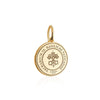Solid Gold Travel Charm, Vatican City Passport Stamp - JET SET CANDY  (4597139046488)