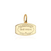 Solid Gold Travel Charm, Fiji Passport Stamp - JET SET CANDY (6930094850232)