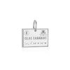 Sterling Silver Canary Islands Charm, Passport Stamp - JET SET CANDY (2419400015930)