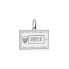 Silver Chile Charm, Passport Stamp - JET SET CANDY (2483202752570)