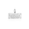Sterling Silver Travel Charm, Tunisia Passport Stamp (SHIPS JULY) - JET SET CANDY (1720204296250)