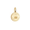 Solid Gold Mini Charm, Turkey Passport Stamp (SHIPS JUNE) - JET SET CANDY (1720170840122)