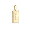 Solid Gold Mini Charm, Passport Stamp: St. Barths (SHIPS JUNE) - JET SET CANDY (1720175034426)