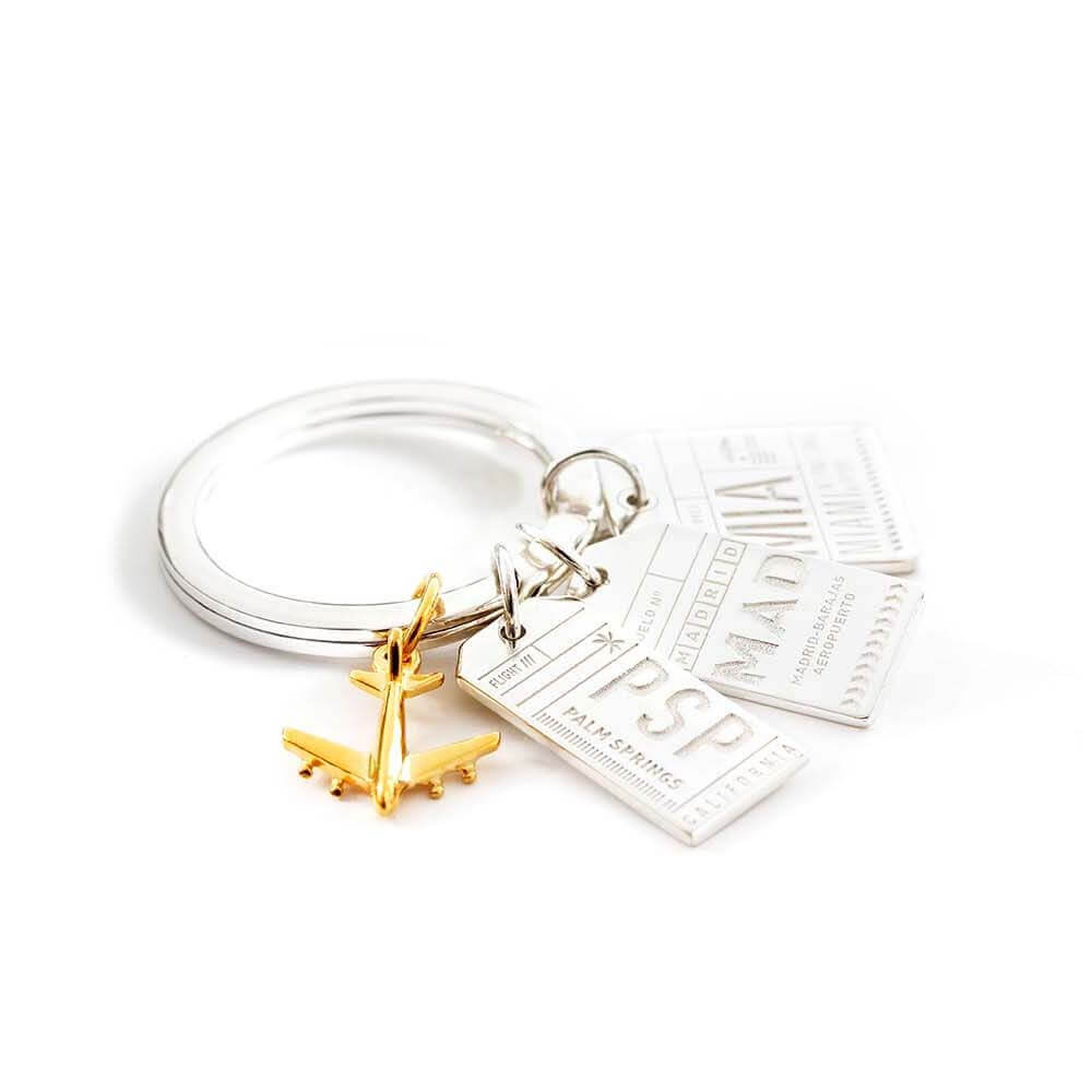 Silver Spain Charm, MAD Madrid Luggage Tag - JET SET CANDY (1720188731450)