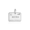 Sterling Silver Austria Passport Stamp - JET SET CANDY (1720201183290)