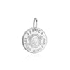 Sterling Silver Travel Charm, Cote d'Ivoire Passport Stamp - JET SET CANDY (1720205377594)