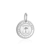 Sterling Silver Travel Charm, Equatorial Guinea Passport Stamp - JET SET CANDY (1720205639738)