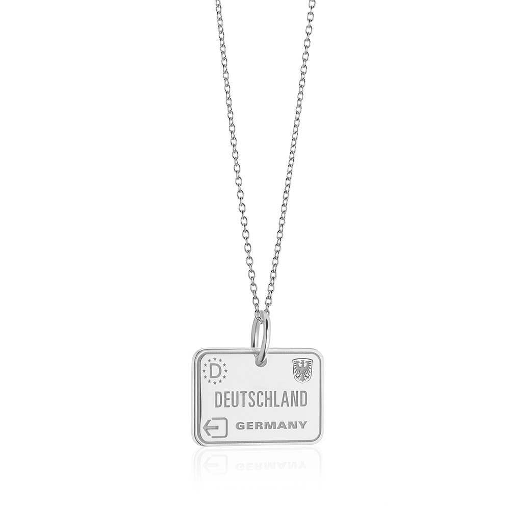 Silver Germany Charm, Passport Stamp (SHIPS JUNE) - JET SET CANDY  (1720207605818)