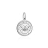 Sterling Silver Travel Charm, Ghana Passport Stamp (SHIPS JUNE) - JET SET CANDY (1720205967418)