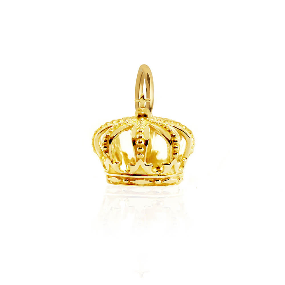 Gold Crown Charm - JET SET CANDY (4786829328472)
