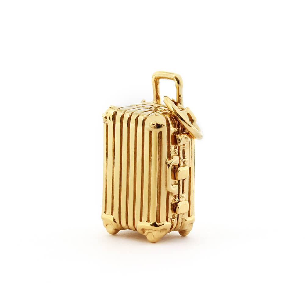 Gold Cult Classic Suitcase Charm - JET SET CANDY (7532598493432)