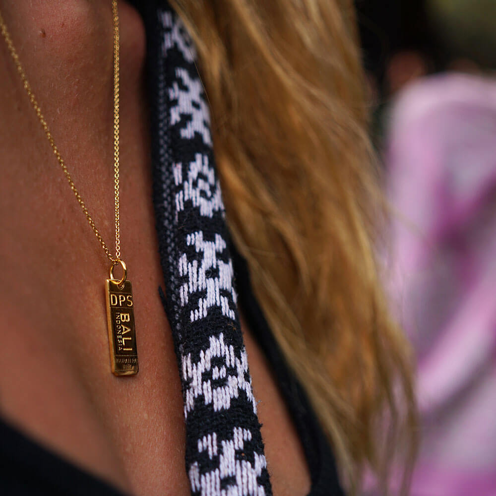 Gold Asia Charm, DPS Bali Luggage Tag - JET SET CANDY  (1720191254586)