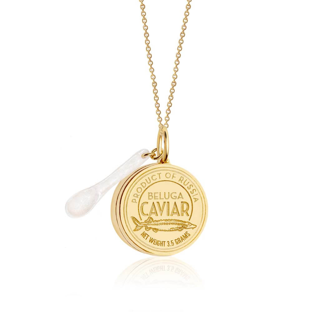 Gold Russian Caviar Charm - JET SET CANDY  (2457674219578)