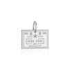 Sterling Silver Hong Kong Charm, Passport Stamp (SHIPS JUNE) - JET SET CANDY (1720200462394)