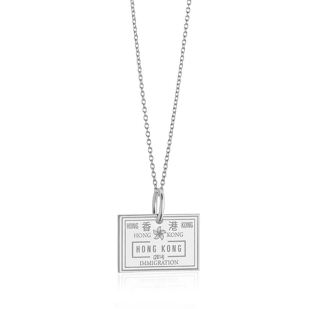 Sterling Silver Hong Kong Charm, Passport Stamp (SHIPS JUNE) - JET SET CANDY  (1720200462394)