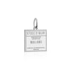 Sterling Silver Travel Charm, Malawi Passport Stamp - JET SET CANDY (1720203051066)