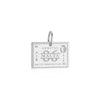 Sterling Silver Charm, Malta Passport Stamp - JET SET CANDY (1720201019450)