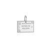 Sterling Silver Travel Charm, Moldova Passport Stamp - JET SET CANDY (1720206524474)