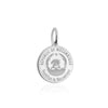 Sterling Silver Charm, Mozambique Passport Stamp (SHIPS JUNE) - JET SET CANDY (1720203345978)